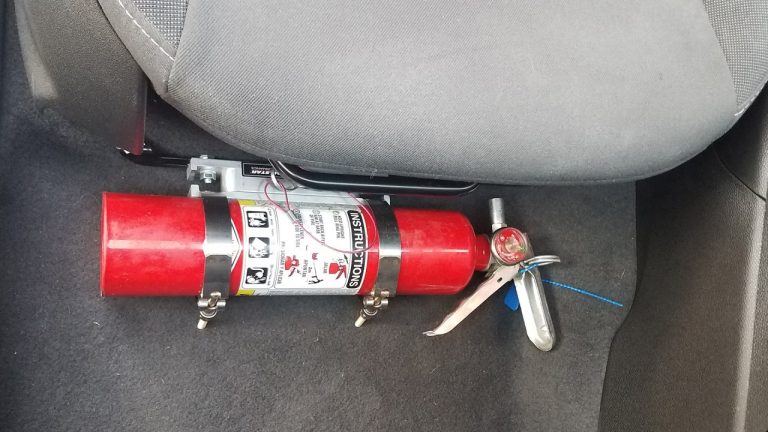 Where to Mount Fire Extinguisher in Truck
