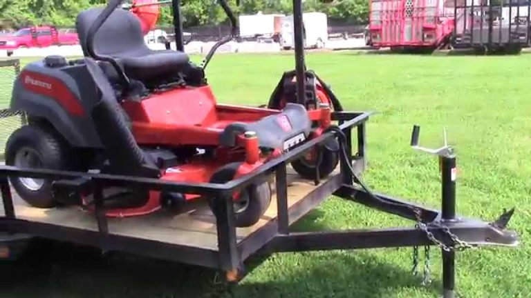Will a 54 Inch Mower Fit on a 5X8 Trailer