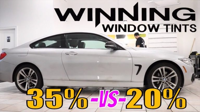 Window Tint 20 Vs 35
